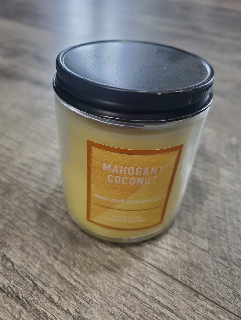 Bath And Body Works Mahogany Coconut Candle